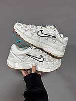NIKE P-6000 | WHITE / BLACK SWOOSH premium (2) 36