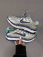 NIKE P-6000 | SILVER / BLUE premium (6) 37