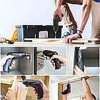 Акумуляторний шурупокрут 48в1 у валізі з USB зарядкою, універсальний набір із бітами та насадками, фото 2