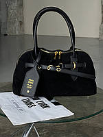 Сумка Miu Miu Aventure Nappa Suede чорний Є