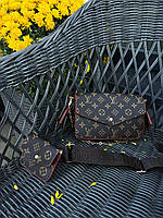 Louis Vuitton Felicie Monogram Total Brown  ІІ  (без лого)
