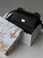 Сумка Dolce&Gabbana Sicily  - Premium чорний 21cm Є