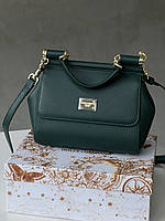Сумка Dolce&Gabbana Sicily Medium - Premium смарагд 21cm Є