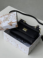 Сумка Dolce&Gabbana Sicily  - Premium чорний 19сm Є