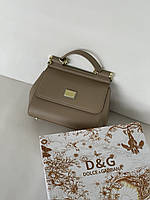 Сумка Dolce&Gabbana Sicily Medium - Premium коричневий 21cm Є