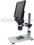 Цифровой микроскоп G1200 с 7"дюмовым монитором и камерой 12 Мп, фото 2