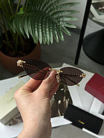 😎 Cartier Clash Brown/Gold CT0543S 001L cat.2 58/17/140 58/17/140