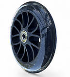 Колеса для самоката/роликів 125 мм 1шт(чорне прозоре) з підшипниками 608, фото 2