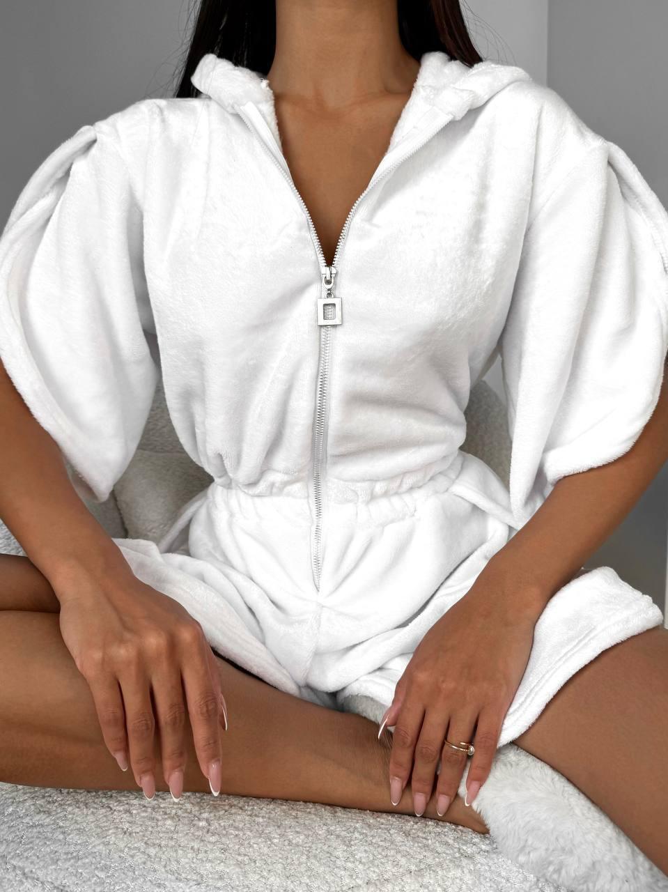 Жіноча піжама-комбінезон; Колір: чорний, рожевий, білий; Розмір: S-L (оверсайз);, фото 1