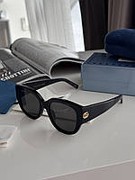 😎 Gucci Black/Gold GG1599SA 001 52/20/135 52/20/135