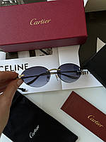 😎 Cartier Panthère Blue/Silver CT0504S 56/18/135 56/18/135