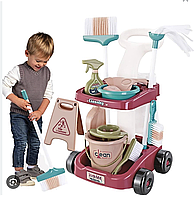 Ігровий набір для прибирання з пилососом 667-54 — 16 елементів, зі звуком та підсвічуванням