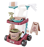 Ігровий набір для прибирання з пилососом 667-54 — 16 елементів, зі звуком та підсвічуванням, фото 2