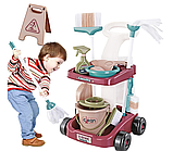 Ігровий набір для прибирання з пилососом 667-54 — 16 елементів, зі звуком та підсвічуванням, фото 7