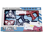 Лазерний набір з мішенями 1835: 2 бластери, світло, звук, вібрація та ремені для гри, фото 5