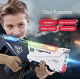 Лазерний набір з мішенями 1835: 2 бластери, світло, звук, вібрація та ремені для гри, фото 8