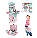 Ігровий набір лікаря 008-975 у валізі-трансформері зі стійкою та 12 медичними інструментами, фото 4