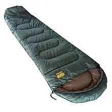 Спальний мішок Турист 220х80 см кокон з капюшоном, хакі
