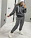 Жіночий прогулянковий костюм; Кольори: графіт, хакі, беж; Розміри: 42-44,46-48;, фото 5