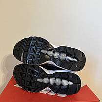 Кросівки унісекс Nike Air Max 95 Black White чорні з білим, фото 4