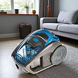 Безмішковий пилосос Domotec 4500Вт потужний циклонний пилосос 2 л з контейнером і 2 насадками колбовий, фото 5