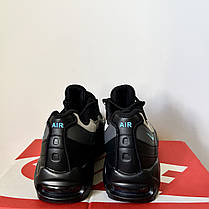 Кросівки унісекс Nike Air Max 95 Black Blue чорні з синім, фото 3