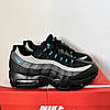 Кросівки унісекс Nike Air Max 95 Black Blue чорні з синім, фото 6