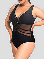 Цілисний купальник Fuba 24040 чорний 46 48 50 52 54 розмір, фото 2