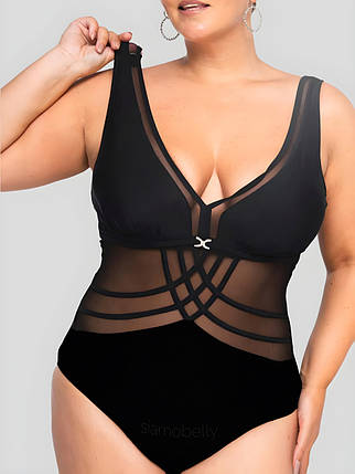 Цілисний купальник Fuba 24040 чорний 46 48 50 52 54 розмір, фото 1