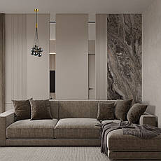 Підвісна бронзова люстра "Пучок" з графітовими плафонами на 9 ламп (800-P1023-9 SM), фото 3