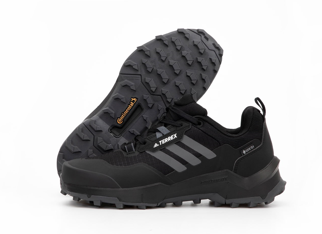 Кросівки чоловічі Adidas Terrex Gore-Tex black чорні Адідас Терекс Гортекс водонепроникнені осінь еврозима, фото 1