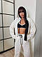 Жіночий спортивний костюм; Кольори: молоко, сіре, чорний, бургунді, шоколад; Розміри: 42-44,46-48;, фото 9