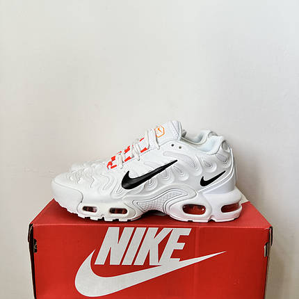 Чоловічі кросівки Nike Air Max TN Plus Drift White Black білі з чорним, фото 1