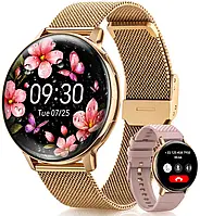 Smart Watch женские умные смарт часы для Android iOS с Bluetooth звонками стильные с хорошей батареей IP68