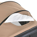 Дитяча прогулянкова коляска Bambi M 5723 Viva Beige з легкою алюмінієвою рамою та регульованою ручкою, фото 7