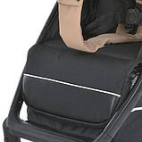 Дитяча прогулянкова коляска Bambi M 5723 Viva Beige з легкою алюмінієвою рамою та регульованою ручкою, фото 9