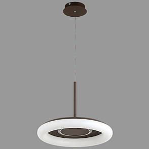 Коричнева світлодіодна підвісна люстра 40см 60W (97-MD6006), фото 1