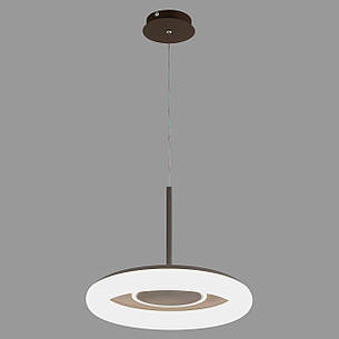 Коричнева світлодіодна підвісна люстра 40см 60W (97-MD6006), фото 2