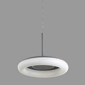 Сіра світлодіодна підвісна люстра 33см 44W (97-MD6006), фото 1