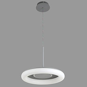 Сіра світлодіодна підвісна люстра 40см 60W (97-MD6006), фото 1