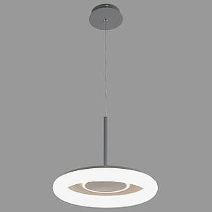 Сіра світлодіодна підвісна люстра 40см 60W (97-MD6006), фото 2