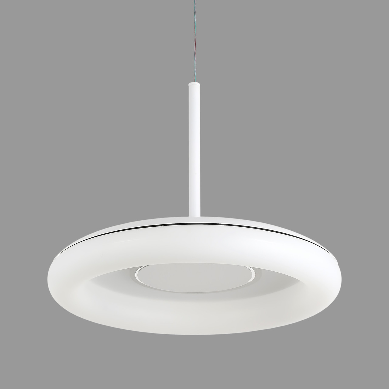 Біла світлодіодна підвісна люстра 40см 60W (97-MD6006)