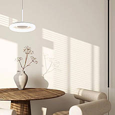 Біла світлодіодна підвісна люстра 40см 60W (97-MD6006), фото 3