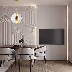 Підвісна бронзова люстра на 6 ламп з прозорим плафоном (800-P2088-6 (400) CL), фото 3