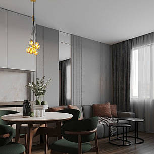 Підвісна бронзова люстра "Пучок" на 9 ламп (800-P1023-9 AM), фото 2