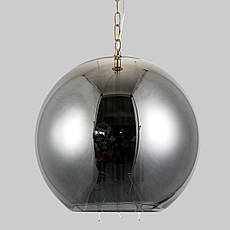 Підвісна бронзова люстра на 6 ламп з графітовим плафоном (800-P2088-6 (400) SM), фото 4