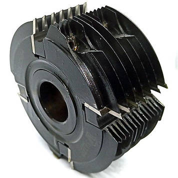 Фреза для зрощування  D120 d32 B54 шип 3,8x10 ножі сплав HSS18%W