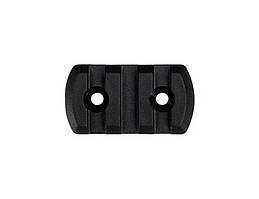 Планка DLG Tactical для M-LOK, профіль Picatinny/Weaver (3 слоти) чорна (DLG-109)