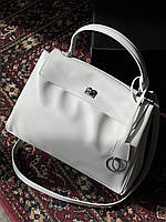 Сумка Balenciaga Rodeo Big size білий+срібло - Premium Є