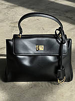 Сумка Balenciaga Rodeo Medium size чорний+золото - Premium